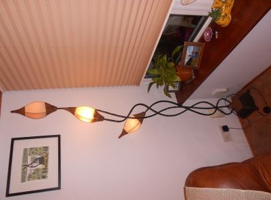 Wrought Iron Floor Lamp