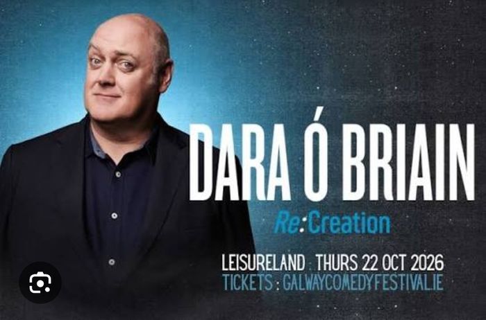 2 tickets for Dara O'Briain