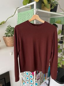 Uniqlo maroon cashmere jumper