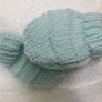 Handmade knitted Baby Blanket,cardi and mittens Image 3