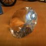 Glass diamond paperweight Image 3