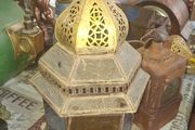 Vintage Large Moroccan, Moorish, or North African Hanging Lantern, Postage available or Collection