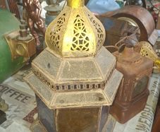 Vintage Large Moroccan, Moorish, or North African Hanging Lantern, Postage available or Collection