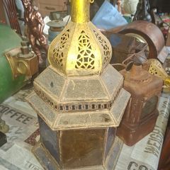Vintage Large Moroccan, Moorish, or North African Hanging Lantern, Postage available or Collection