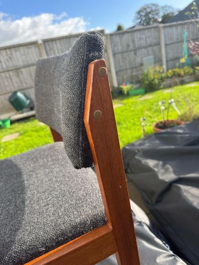 Mid Century Danish Vintage dining chair x2