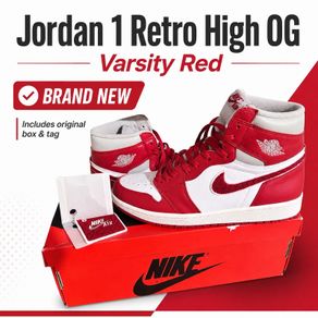 Jordan 1 retro high OG Varsity Red UK 9