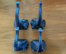 4 x Elephant Curtain Tie Backs