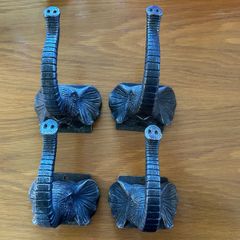 4 x Elephant Curtain Tie Backs