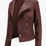 Faux leather Jacket size 10 Image 2