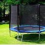 _trampoline including a safety net, jumping mat, ladder and edge cover, 305 cm diameter Image 4