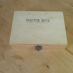 Brand New 12 Piece TCT Router Bit Set 1/4" Shank Tungsten Carbide Unused Boxed
