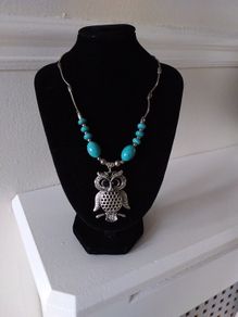 Fashion Jewellery Owl Pendant Necklace