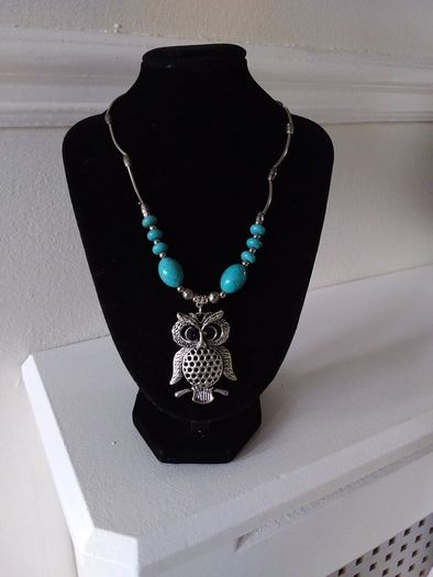 Fashion Jewellery Owl Pendant Necklace