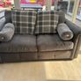 Grey 3-Seater & 2-Seater sofas & Marble Coffee & Lamp tables & Ottoman Image 5