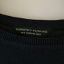 Navy knitted womens dress Image 2