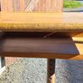 vintage French kids study art school table in very original condition very well built and sturdy Image 5