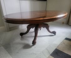 Burr Wood Occasional Table