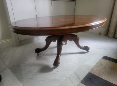 Burr Wood Occasional Table