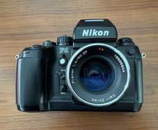 Nikon F4 with Carl Zeiss Planar 50mm f/1.4 lens