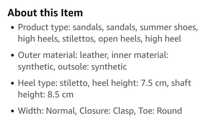Tamaris Leather Black Sandals - EU size 37 - New