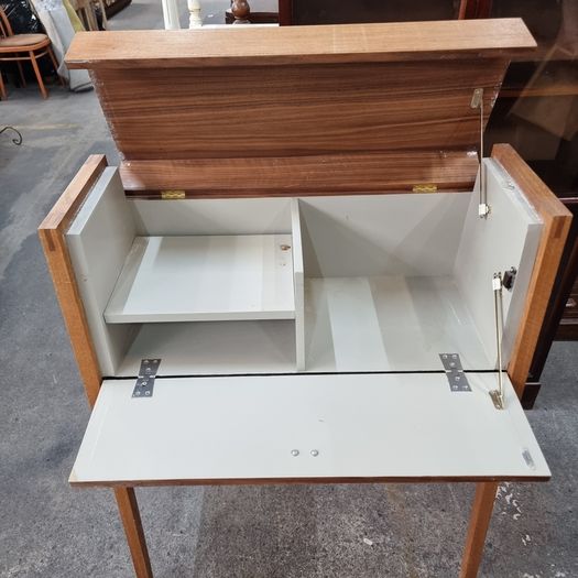 Tall wooden home bar / cabinet
