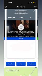 Luke Combs Standing+ Sunday