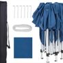 3 x 6 m Pop-Up Blue Gazebo Water-Repellent Includes Bag UV Protection Image 4