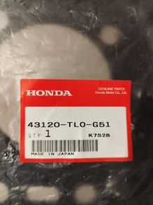 Honda 43120-TL0-G51 Rear Left Plate Comp Genuine OEM Accord