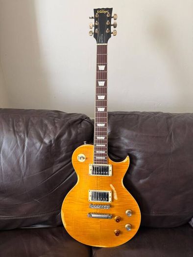 Vintage Icon Series Lemon Drop Electric Guitar PGM