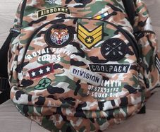 Backpack Coolpack Bentley Camo Desert Badges