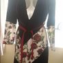 BNWT Black floral light coat by Kaktus size UK12 EU40 Postage included Image 3
