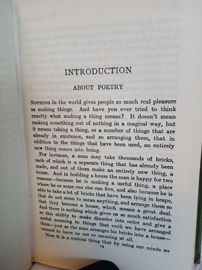 The Way of Poetry: An Anthology by John Drinkwater (HQ681)