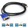 1.8m HDMI Male to VGA Male HD15 Video Adapter Cable Lead for TV Computer Monitor - FHT11CAB Image 4