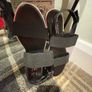 Flat black sandals wide fit Image 2