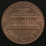 1972 U.S.A. Lincoln Memorial One Cent Image 2