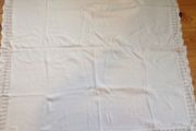 Gorgeous Knitted Cream Baby Blanket