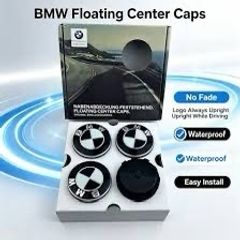 BMW Floating Wheel Caps Black Edition 68MM