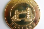 Vintage London England Medal