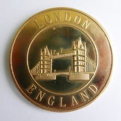 Vintage London England Medal