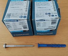 Rawlplug Frame Fixing Plugs 10mm x 100mm