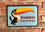 Guinness - Cast Iron - Blue - Large - Sign