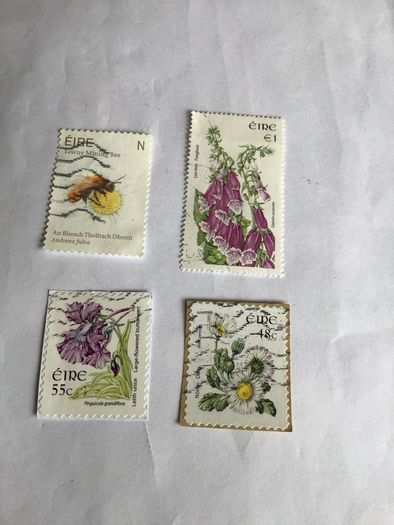 Irish stamps. - Flora Fauna