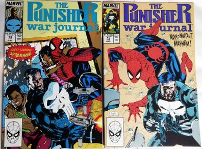 The Punisher War Journal #'14 & 15 Spider-Man Appearance (1990)