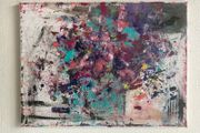 Original Floral in Abstract Painting Original Art Gift Irish Art