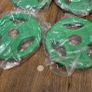 brand new 4x5kilo coloured olympic weight plates Image 4