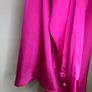 New Look curves pink satin blouse (size 28) Image 4