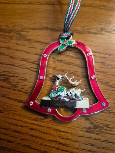 Newbridge Silverware Resting Reindeer Christmas Tree Decoration