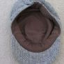 "Atmosphere" brown herringbone hat Image 3