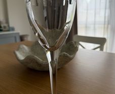 John Rocha Collab Waterford Crystal Incline Geo Wine Goblet