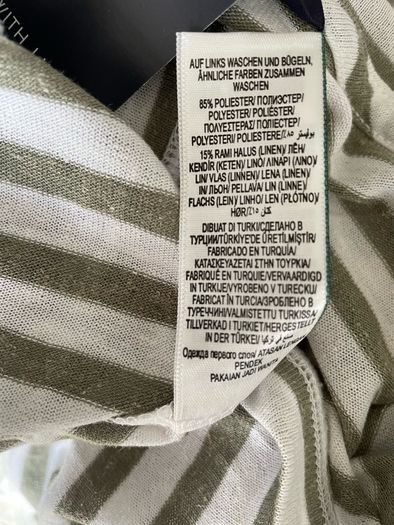 M&S Collection Linen blend t-shirt size 12